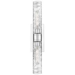Downtown Urban Boreas 24"H Polished Chrome 2-Light Sconce