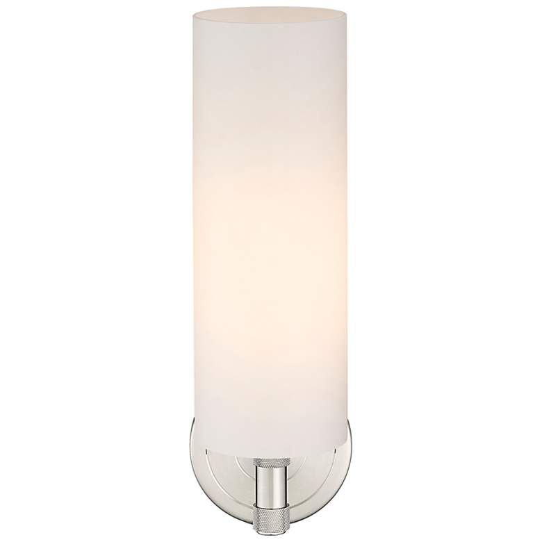 Image 4 Downtown Urban Crown Point 15 1/2"H Satin Nickel Wall Sconce more views