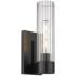 Downtown Urban Empire 12 3/4" High Matte Black Wall Sconce