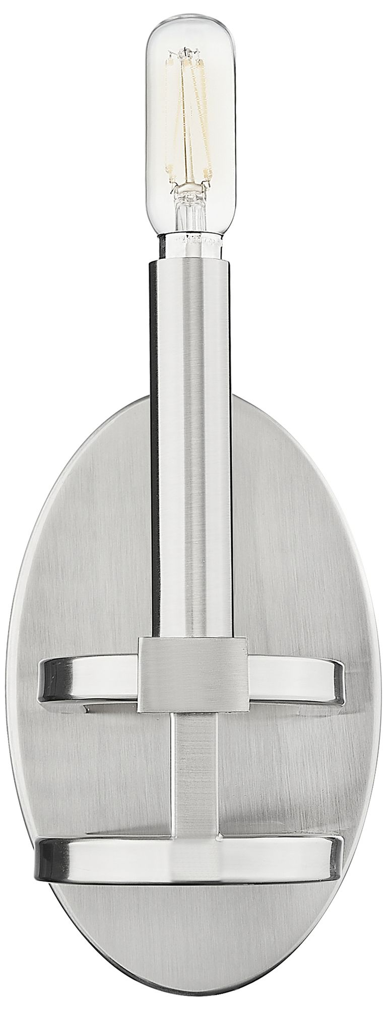 Image 2 Downtown Urban Lexington 8" High Satin Nickel Wall Sconce more views