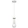 Downtown Urban Owego 5 "W Cord Satin Nickel Pendant With Seedy Shade