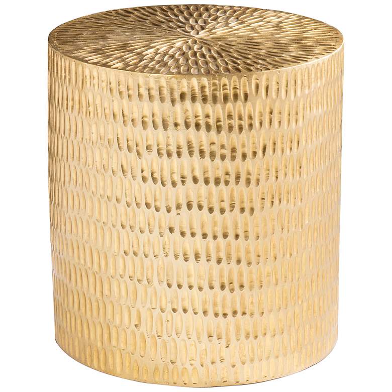 Image 2 Doylin 17" Wide Gold Round Accent Table