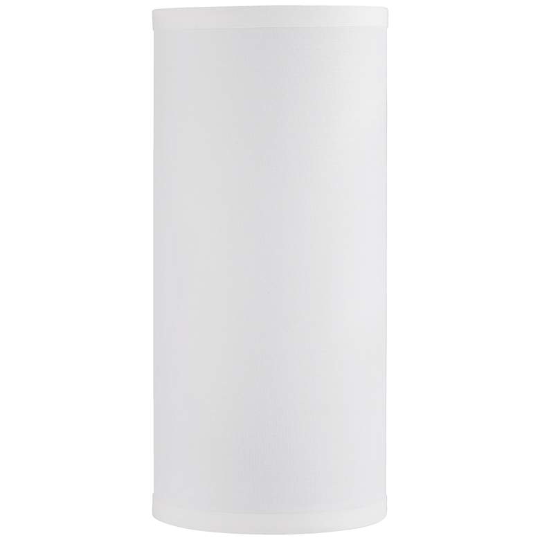 Image 1 Dragana White Sandstone Linen Lamp Shade 5.5x5.5x12 (Uno)