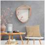3_Dragmar Natural Wood 20" x 22" Asymmetrical Wall Mirror more views