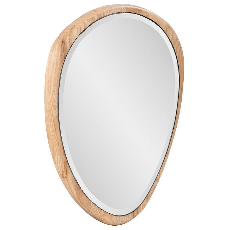 Image 5 Dragmar Natural Wood 20" x 22" Asymmetrical Wall Mirror more views