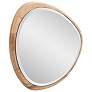 7_Dragmar Natural Wood 20" x 22" Asymmetrical Wall Mirror more views