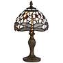 Dragonfly 14" High Tiffany Accent Lamp
