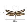 Dragonfly 17" Wide Earthtoned With Brown Border Wall Decor