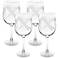 Dragonfly Engraved All-Purpose Wine Glass Set of 4