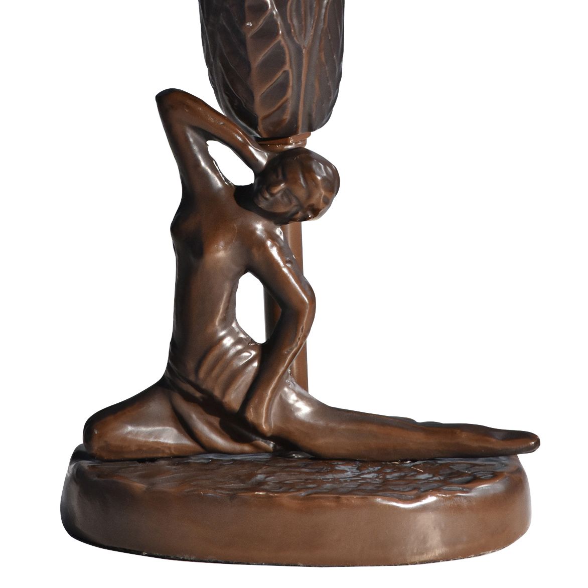 Image 2 Dragonfly Sculpture 10"H Bronze Tiffany Accent Table Lamp more views