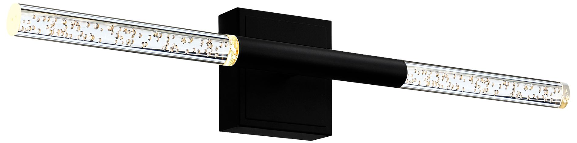 Dragonswatch Integrated LED 26in Black Vanity Light