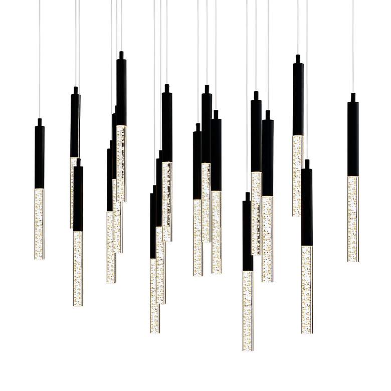 Image 2 Dragonswatch Integrated LED Black Chandelier more views