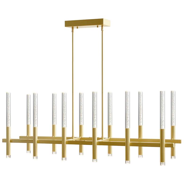 Image 1 Dragonswatch Integrated LED Satin Gold Island/Pool Table Light