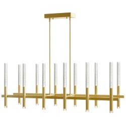 Dragonswatch Integrated LED Satin Gold Island/Pool Table Light