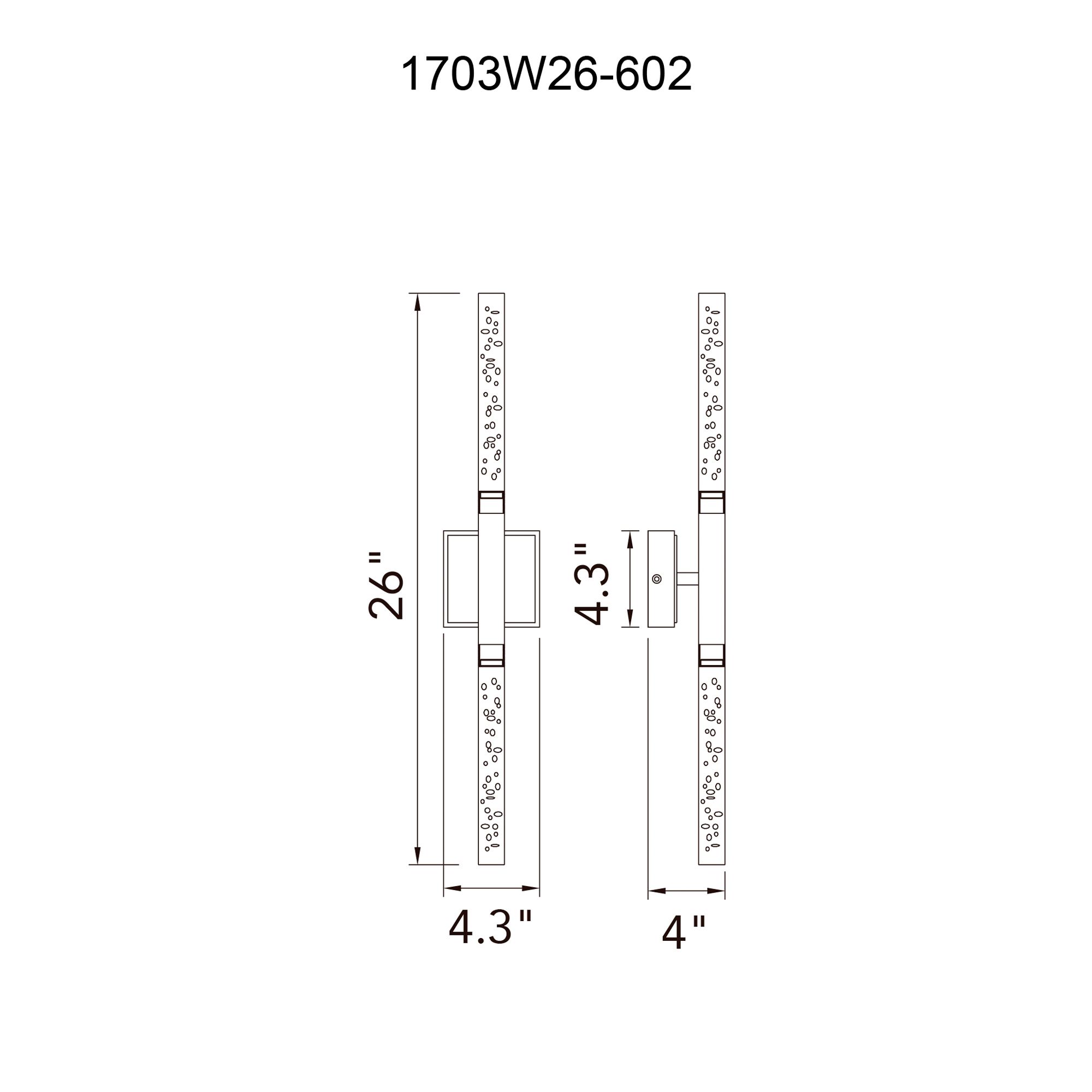 Dragonswatch Integrated LED Satin Gold Vanity Light