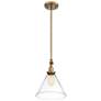 2_Drake 1-Light Pendant in Warm Brass more views