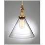 3_Drake 1-Light Pendant in Warm Brass more views