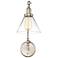 Drake 17 1/2" High Satin Nickel Adjustable Wall Sconce