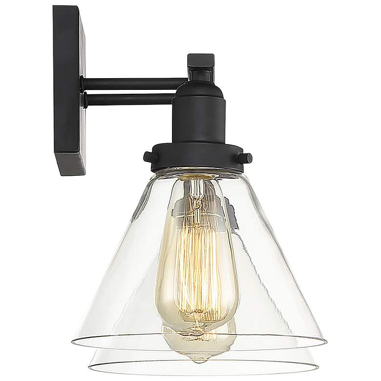 Image 5 Drake 2-Light Bathroom Vanity Light in Black more views