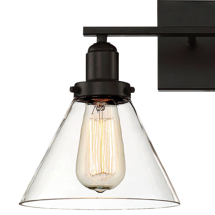 Image 2 Drake 2-Light Bathroom Vanity Light in English Bronze more views