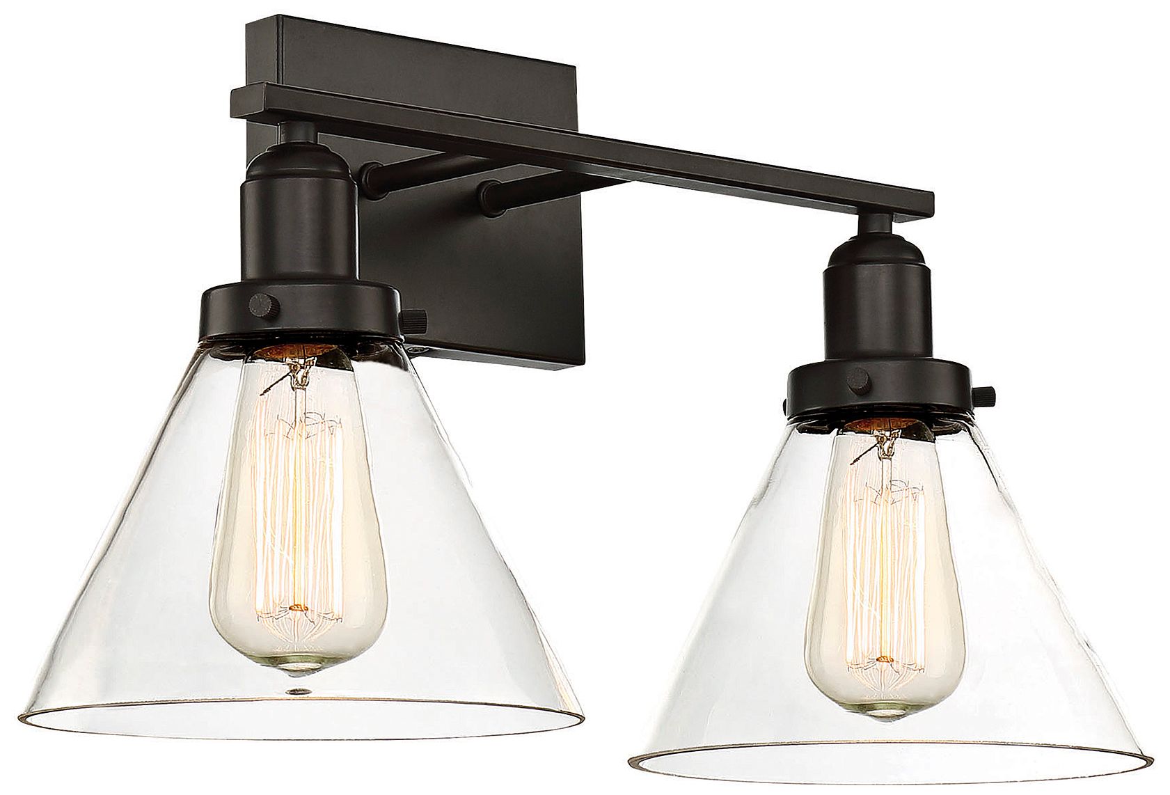 Image 3 Drake 2-Light Bathroom Vanity Light in English Bronze more views