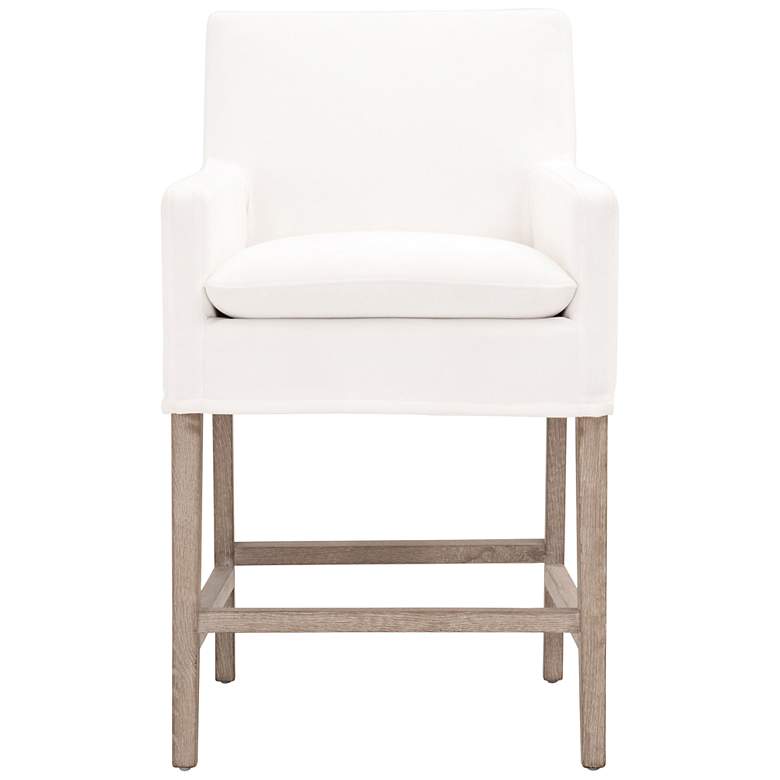 Image 1 Drake 27 1/2" Peyton-Pearl Fabric Counter Stool
