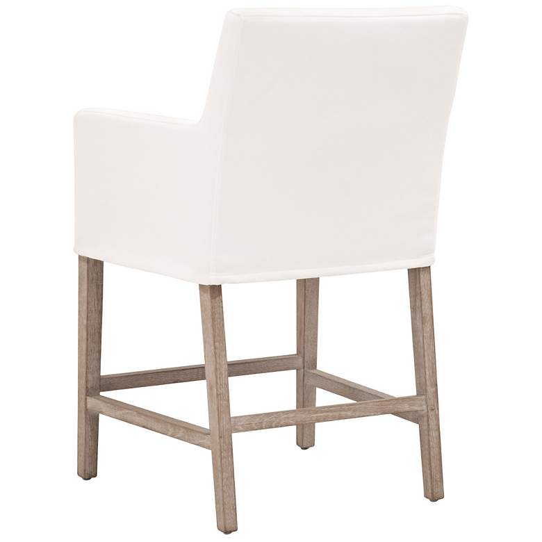 Image 6 Drake 27 1/2" Peyton-Pearl Fabric Counter Stool more views