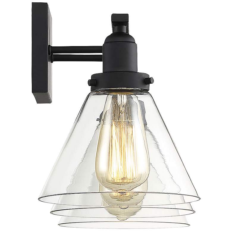 Image 5 Drake 3-Light Bathroom Vanity Light in Black more views