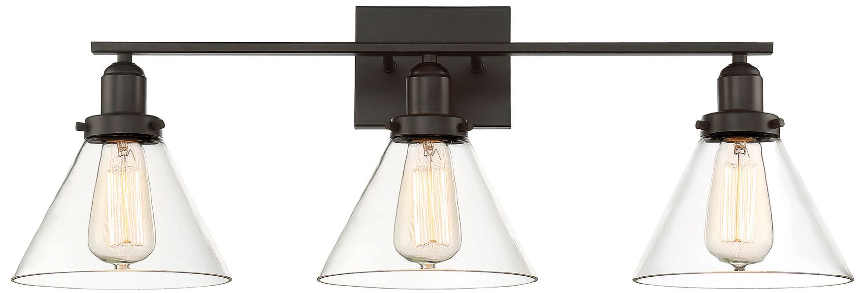 Drake 3-Light Bathroom Vanity Light in English Bronze