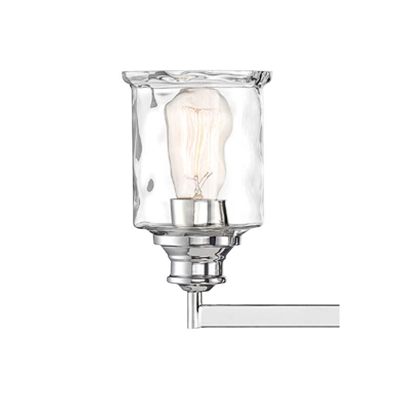 Image 2 Drake 32" Wide Polished Nickel Metal 4-Light Bath Light more views