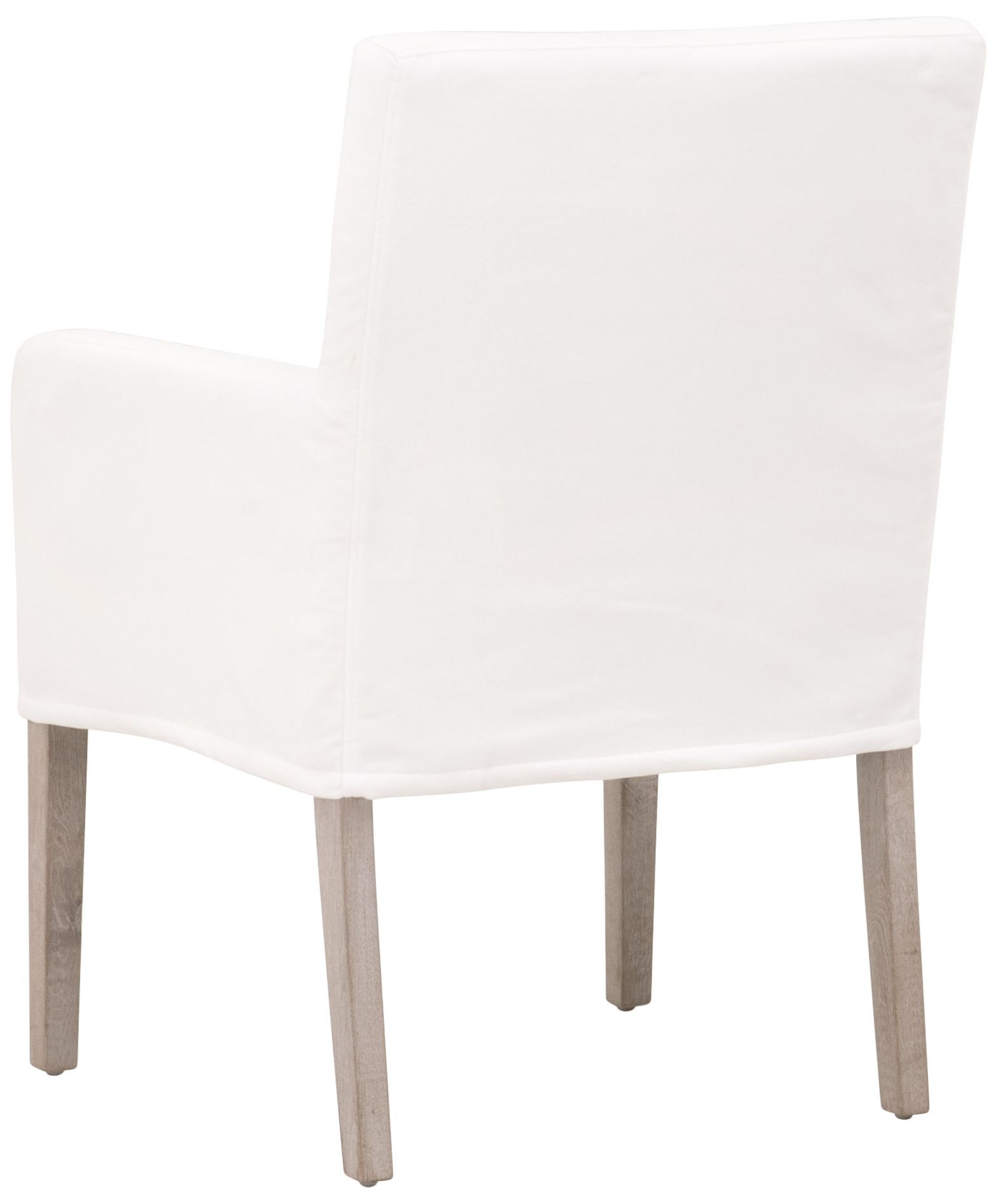 Image 5 Drake Slipcover Arm Chair, LiveSmart Peyton-Pearl, Natural Gray Oak more views