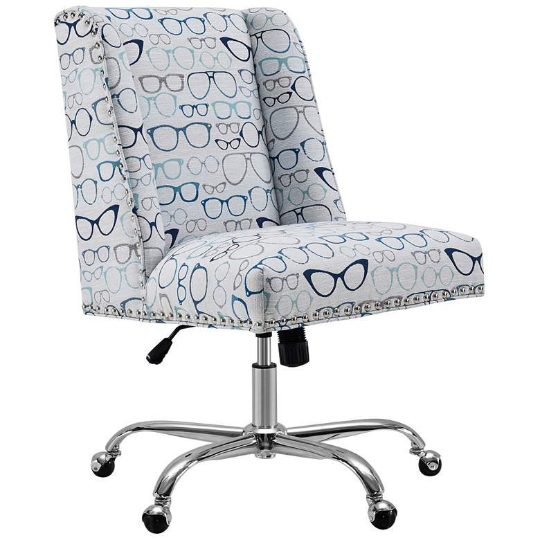 Image 1 Draper Glasses Adjustable Swivel Office Chair