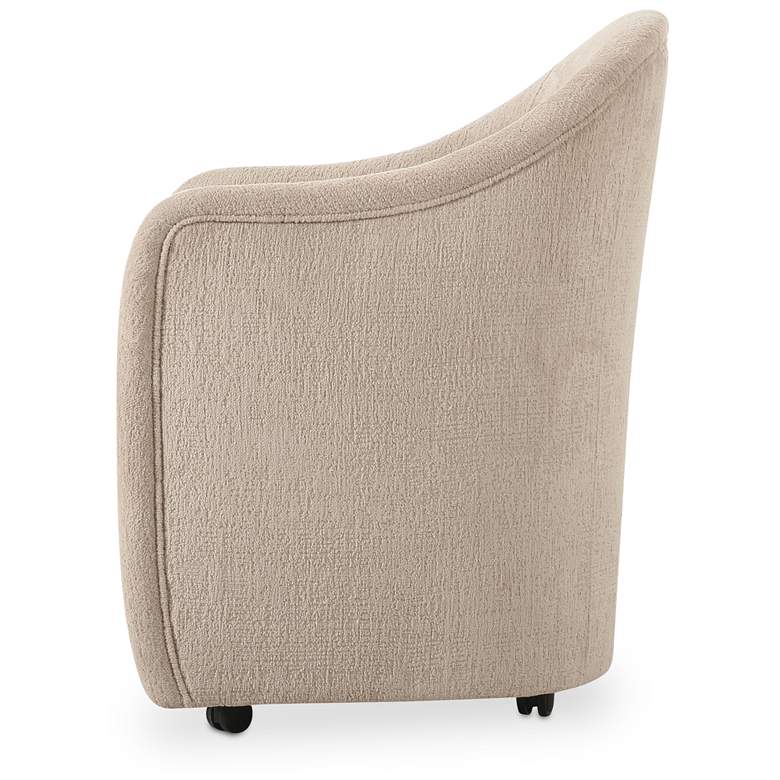 Image 3 Drava Rolling Dining Chair Beige more views