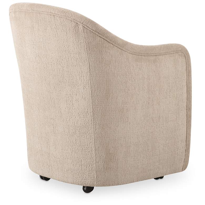 Image 5 Drava Rolling Dining Chair Beige more views