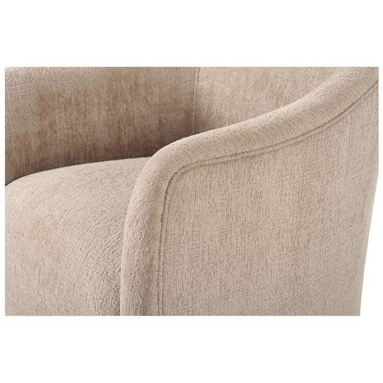 Image 6 Drava Rolling Dining Chair Beige more views