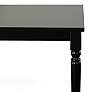 4_Draven 47 1/2" Wide Black Wood Rectangular Dining Table more views