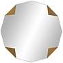 4_Drayden Gold 31" x 31" Triangles Wall Mirrors Set of 2 more views