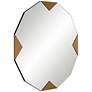 5_Drayden Gold 31" x 31" Triangles Wall Mirrors Set of 2 more views