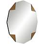 6_Drayden Gold 31" x 31" Triangles Wall Mirrors Set of 2 more views