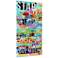 Dream Big 72" High Free Floating Tempered Glass Wall Art