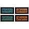 Dream, Happiness, Imagine and Inspire 24" Wide Set of 4
