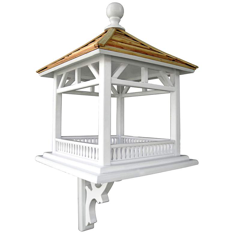 Image 1 Dream House White Gazebo Feeder