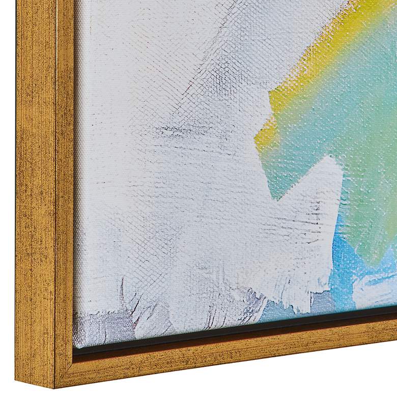 Image 5 Dream of Isles 37 1/4" Square Framed Canvas Wall Art more views