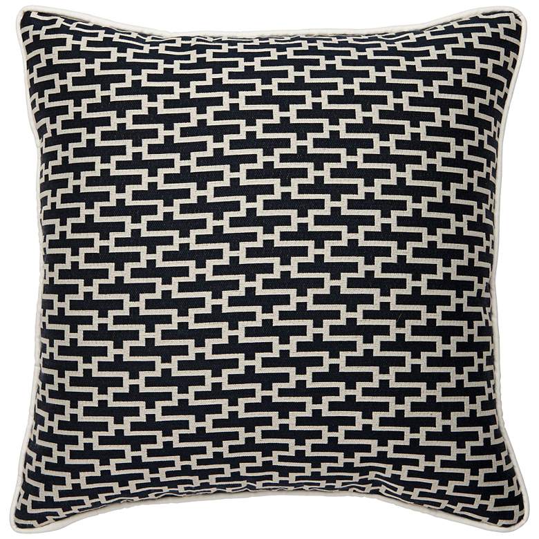 Image 1 Dream Weave Navy 18 inch Square Throw Pillow