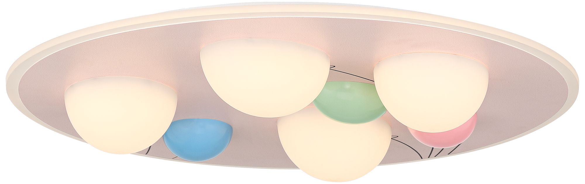 Image 5 DreamGlow Celebration 19 3/4" Wide White and Pastels LED Ceiling Light more views