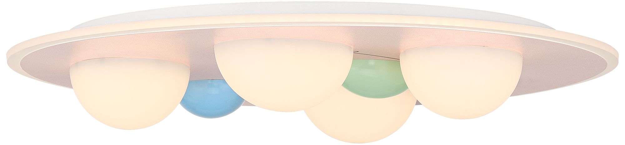 Image 7 DreamGlow Celebration 19 3/4" Wide White and Pastels LED Ceiling Light more views