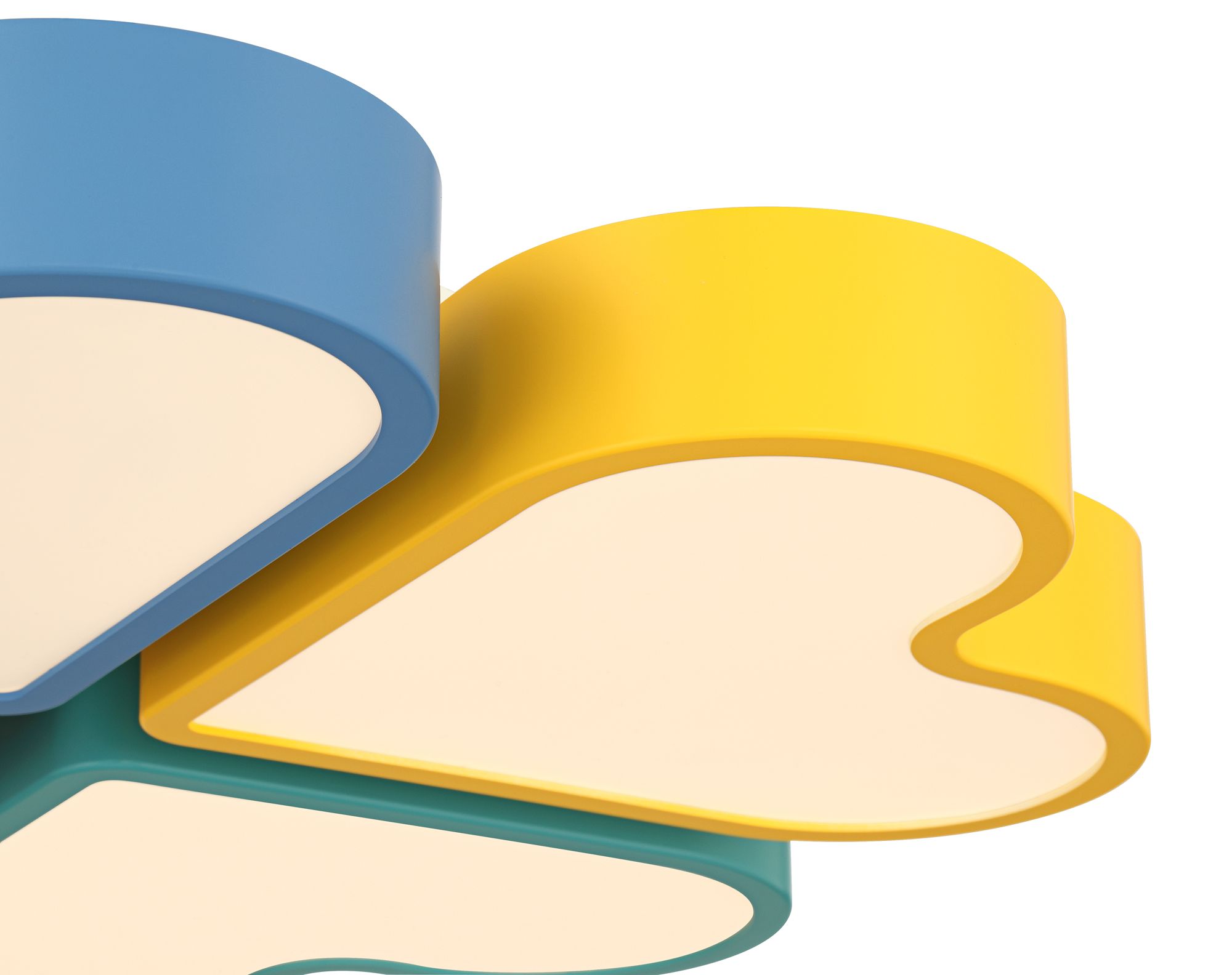 Image 4 DreamGlow Macaron Heart 20 3/4" Wide Pastel Colors LED Ceiling Light more views