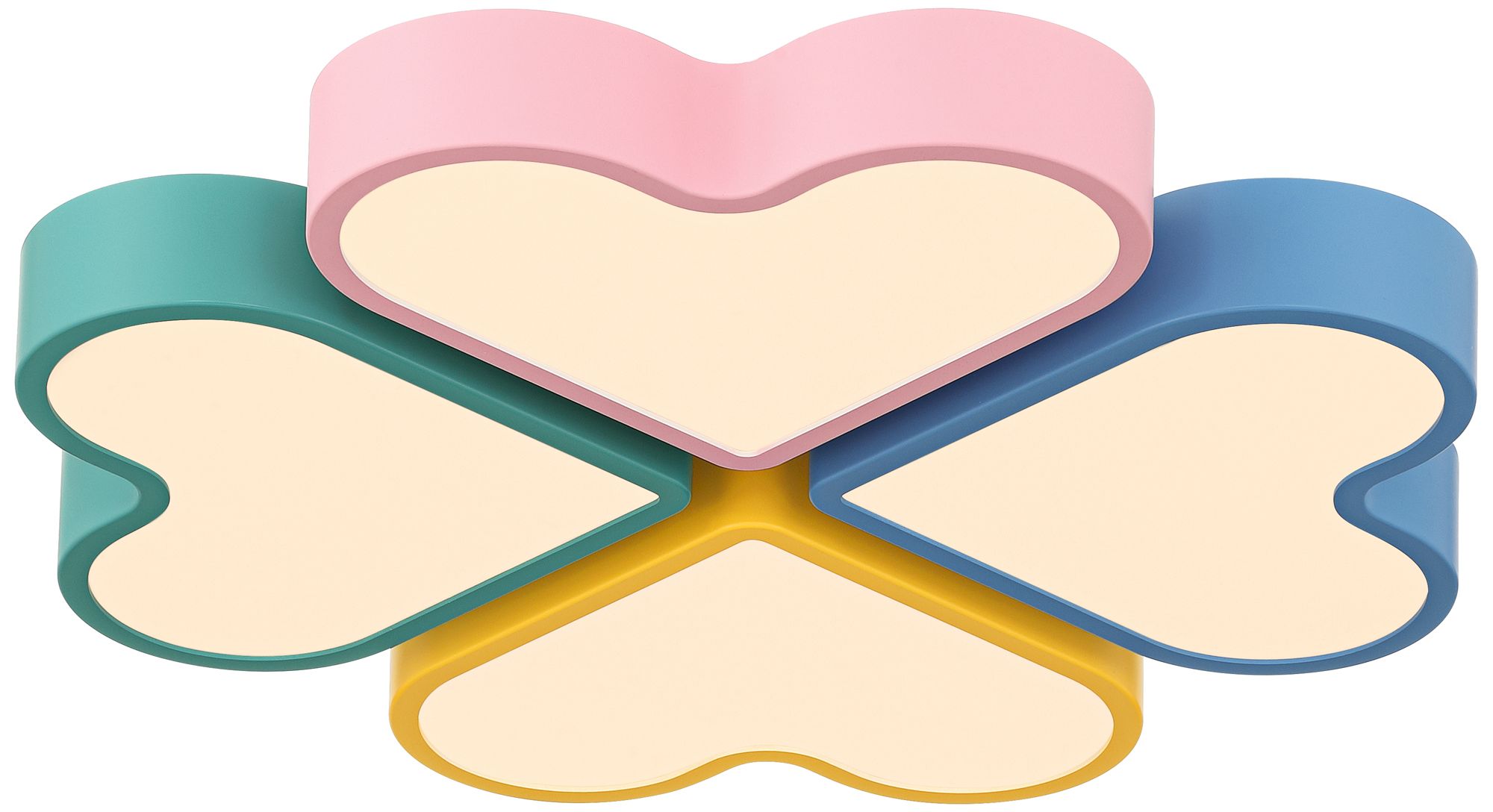 Image 7 DreamGlow Macaron Heart 20 3/4" Wide Pastel Colors LED Ceiling Light more views