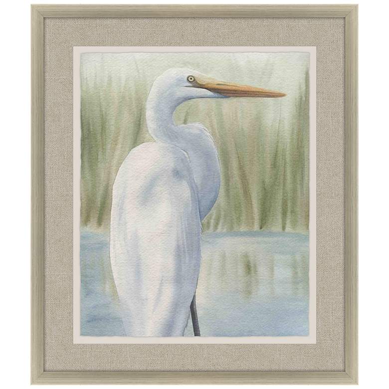 Image 3 Dreams of Egret I 41" High Giclee Framed Wall Art