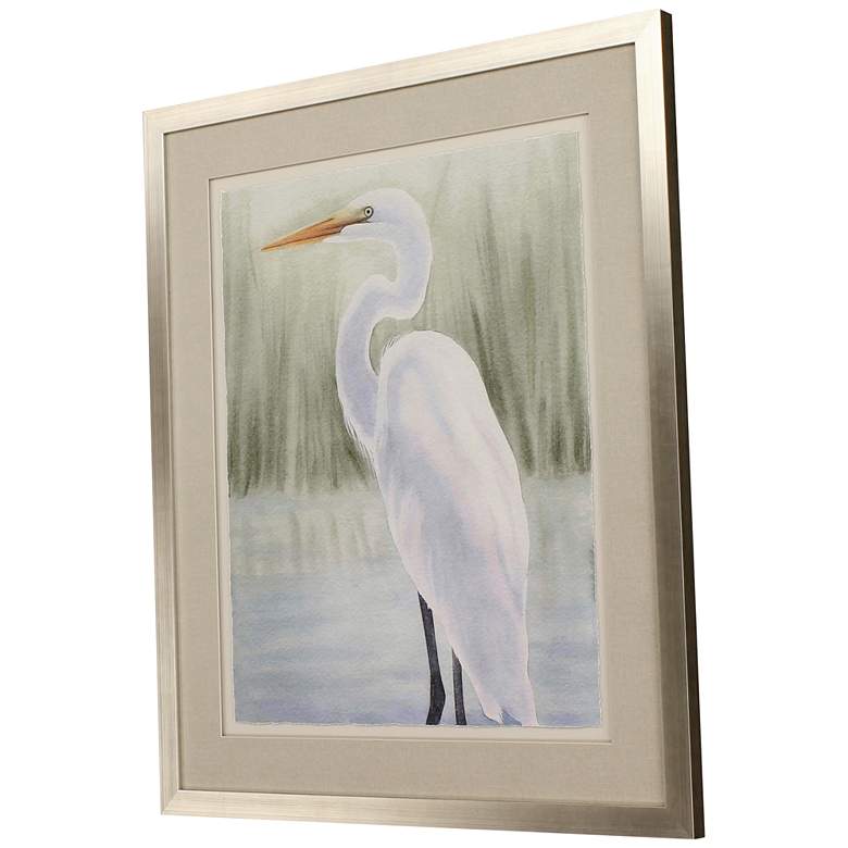 Image 5 Dreams of Egret II 41" High Giclee Framed Wall Art more views